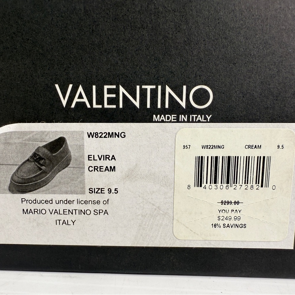 Valentino Men’s Loafer  Shoe with Golden Badge Logo - Picture 4 of 13